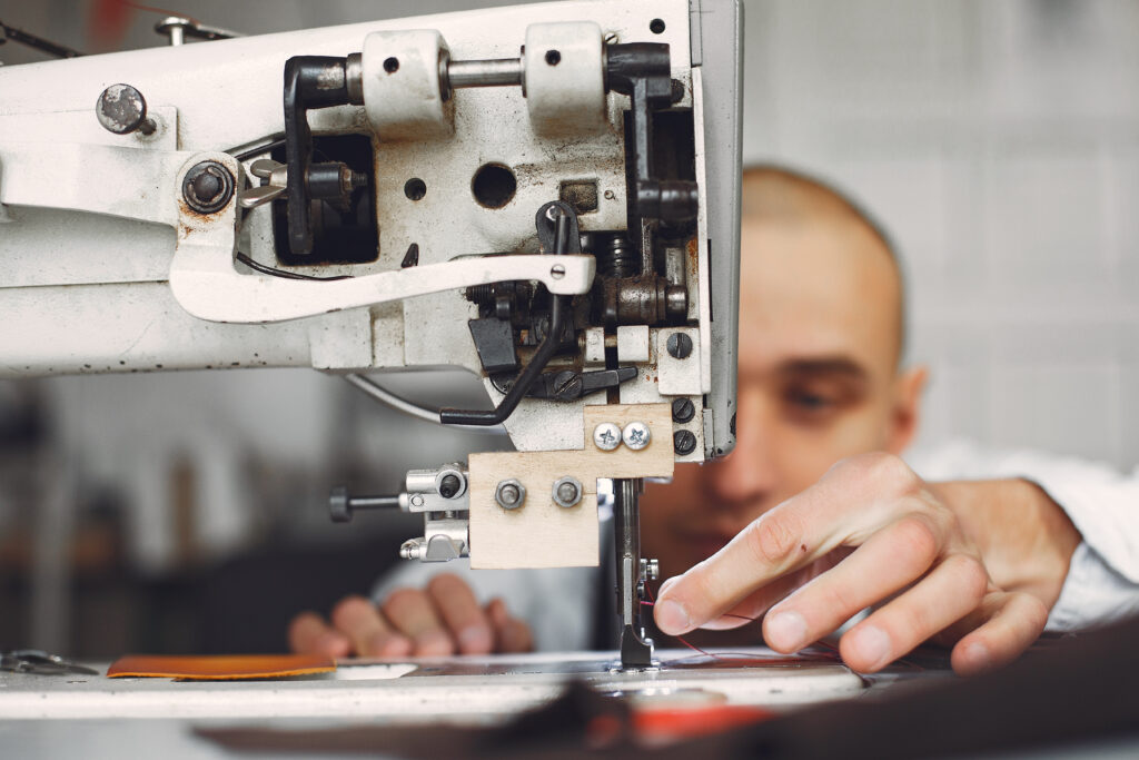 reparar máquina de coser industrial